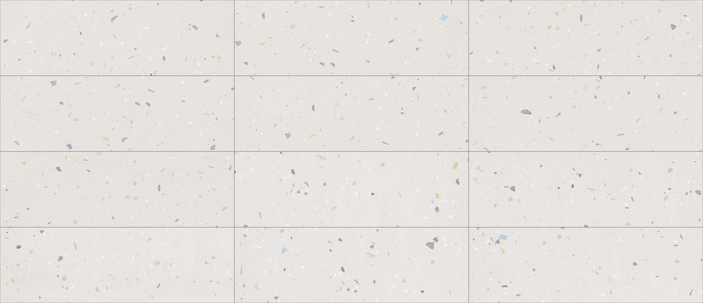 Croccante Topping-R Arandano - Faience aspect terrazzo 32x99 cm