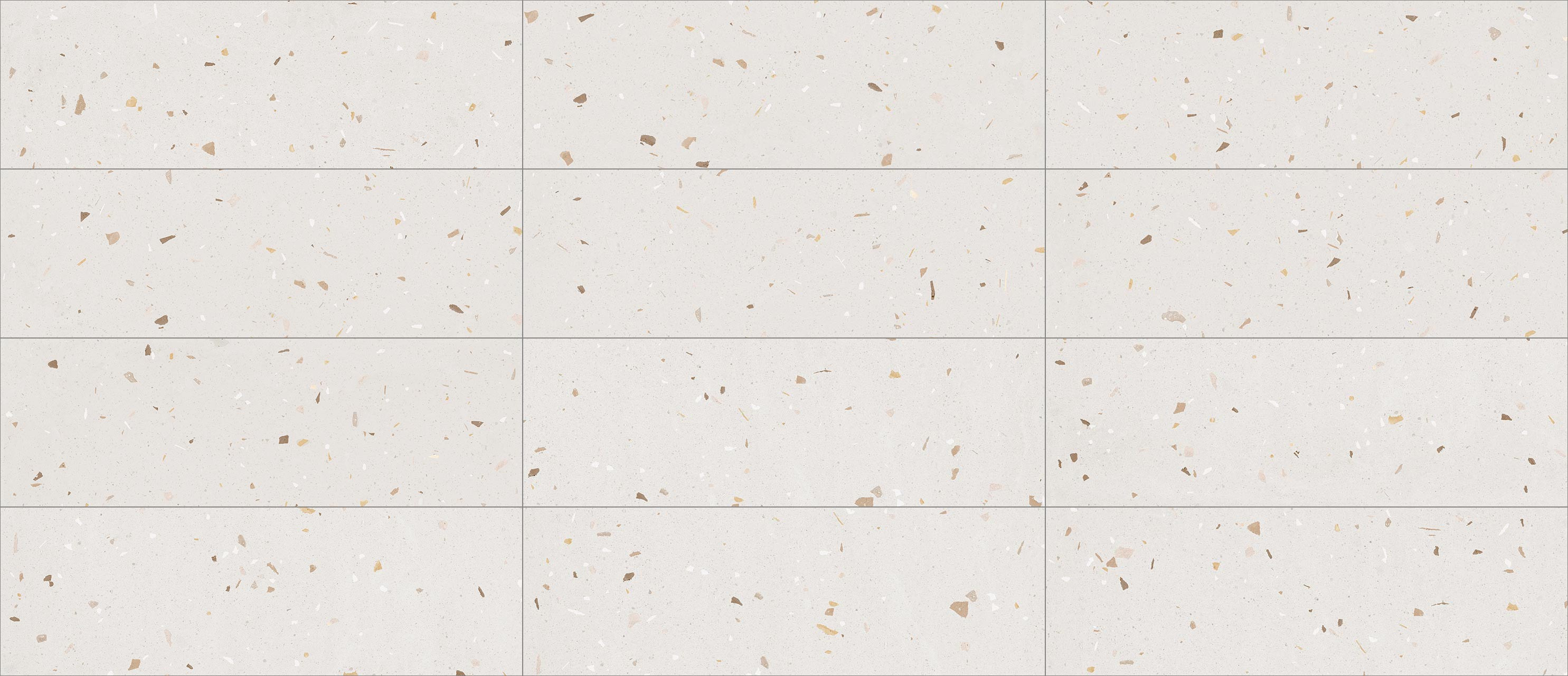 Croccante Topping-R Avellana - Faience aspect terrazzo 32x99 cm