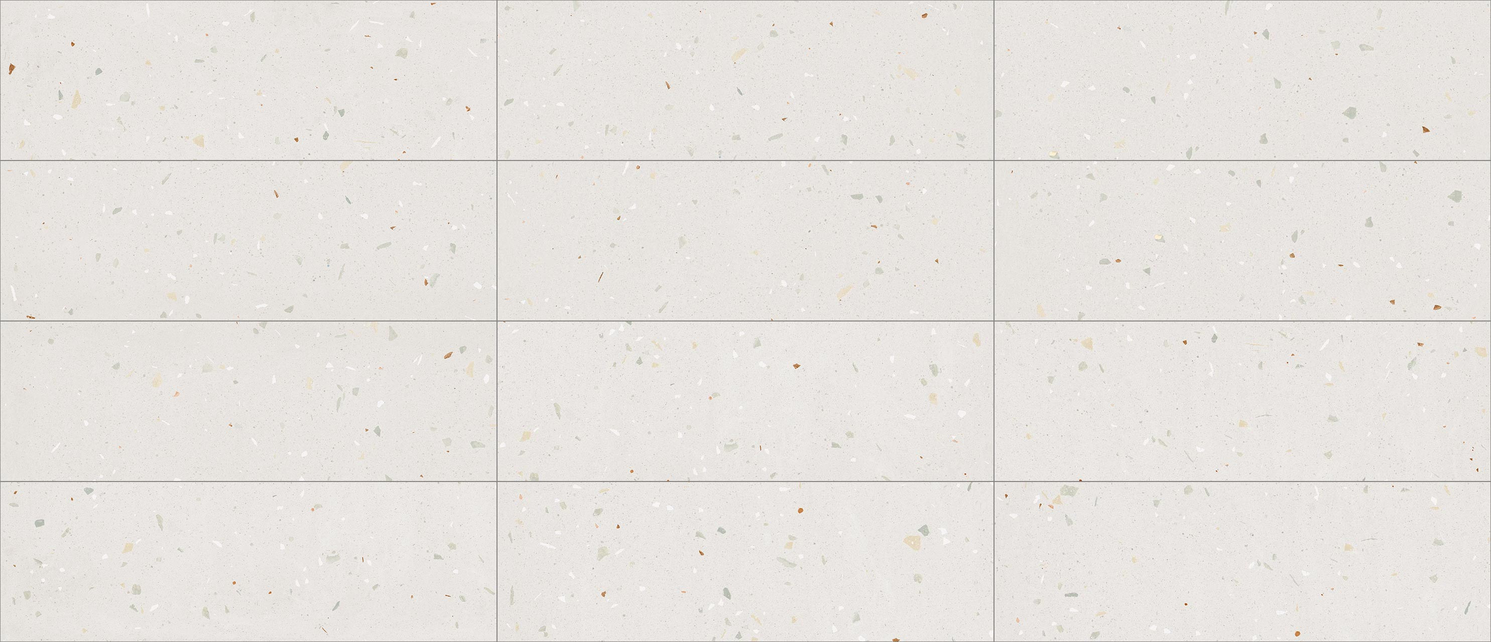 Croccante Topping-R Menta - Faience aspect terrazzo 32x99 cm