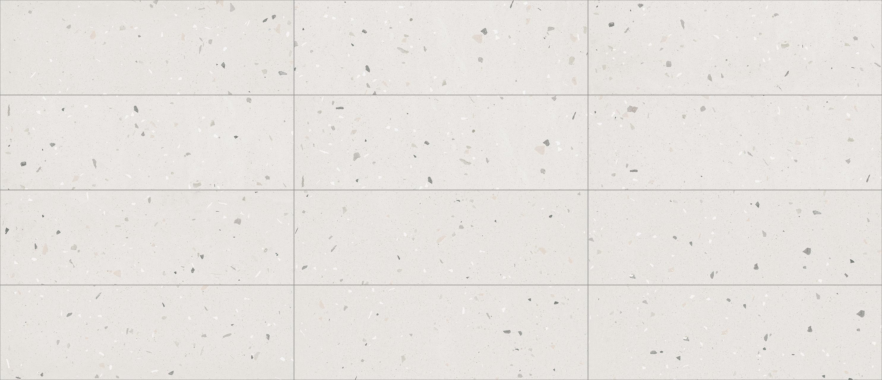 Croccante Topping-R Sesamo - Faience aspect terrazzo 32x99 cm