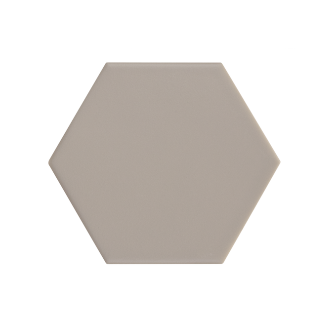 KROMATIKA - BEIGE - Carrelage hexagonal 11,6x10,1 cm beige taupe