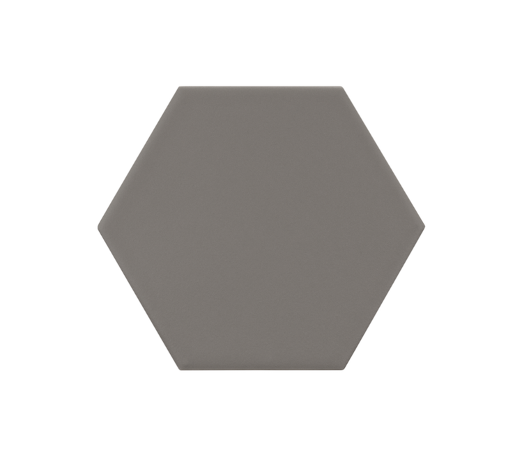 KROMATIKA - GREY - Carrelage hexagonal 11,6x10,1 cm Gris anthracite