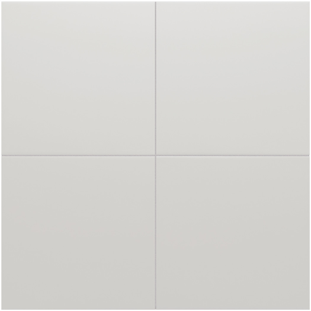 RIVOLI - UNI WHITE - Carrelage 20x20 cm aspect carreaux de ciment 30715