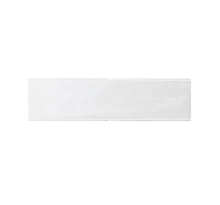 TRIBECA GYPSUM WHITE - Carrelage style ancien nuancée 6x24,6 cm blanc brillant