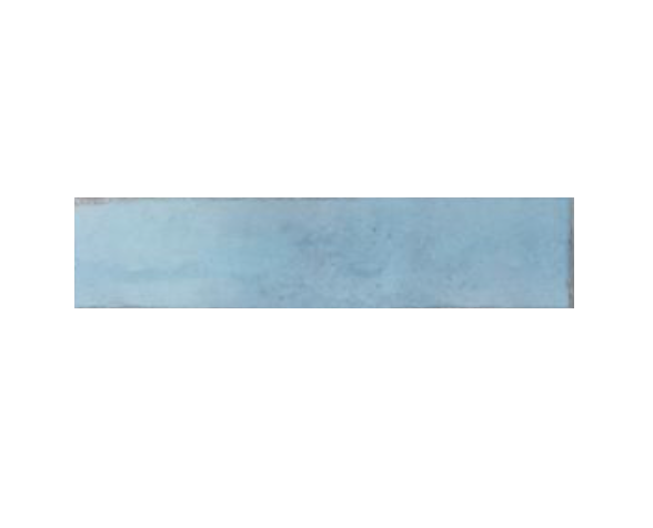 TRIBECA WATERCOLOUR - Carrelage style ancien nuancée 6x24,6 cm bleu claire pastel brillant