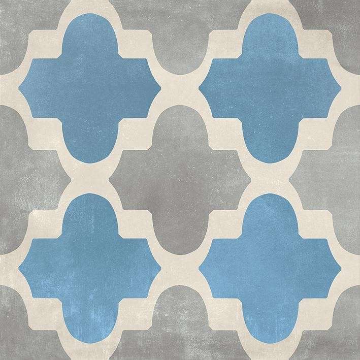 VENTI Boost BLUE CARPET 3 - Carrelage imitation ciment 20x20 cm