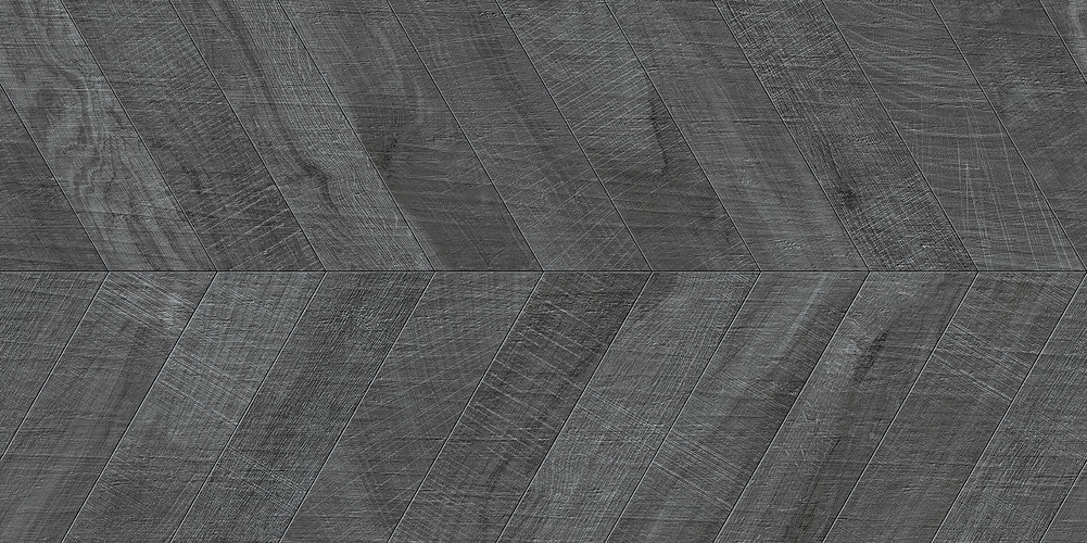 ARTWOOD CHEVRON BLACK - 60x120cm - Carrelage aspect bois en chevron