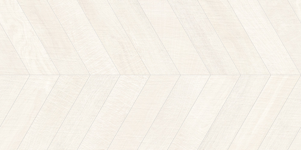 ARTWOOD CHEVRON WHITE - 60x120cm - Carrelage aspect bois en chevron