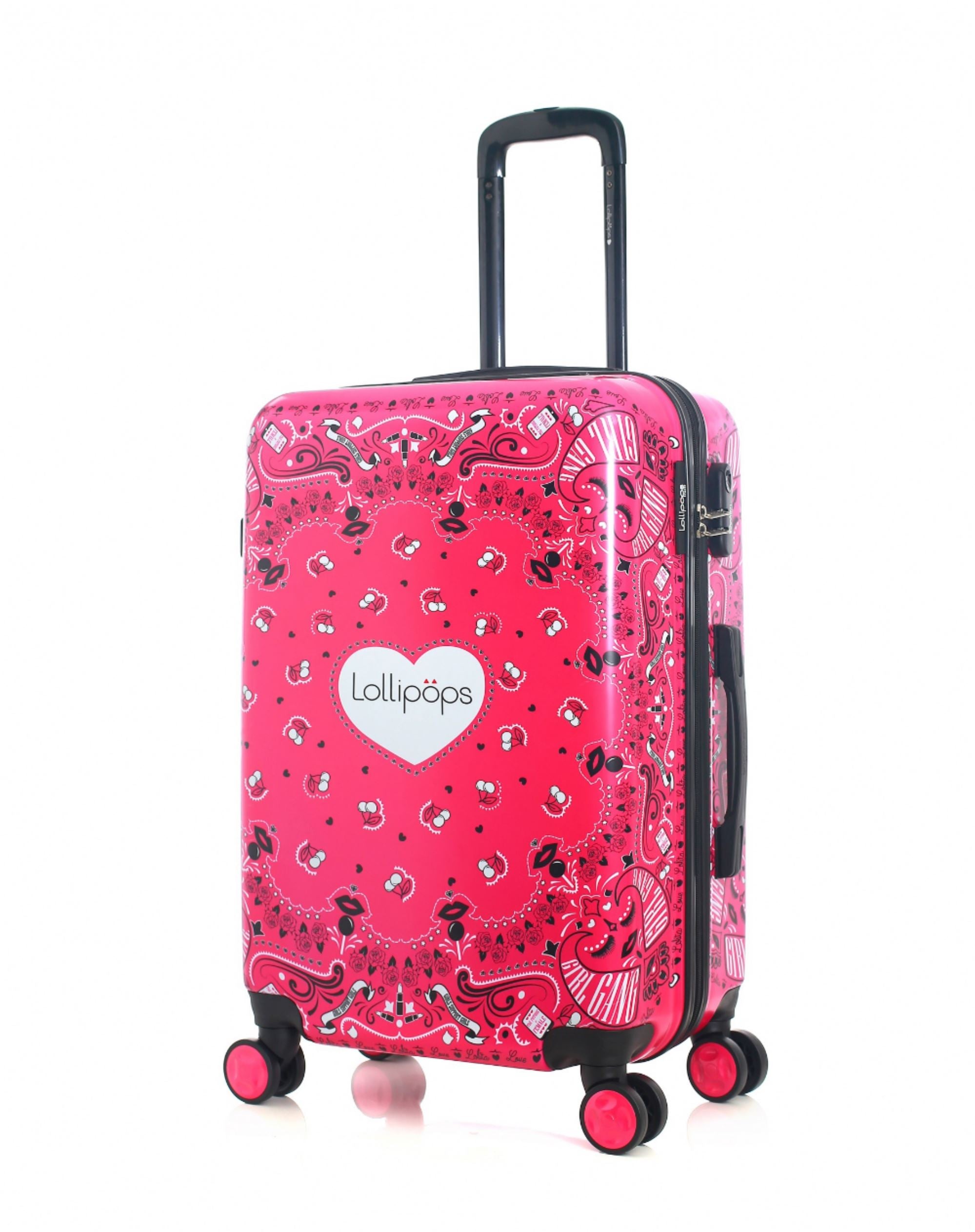 LOLLIPOPS - Valise Weekend ABS/PC CAMOMILLE 4 Roues 65 cm