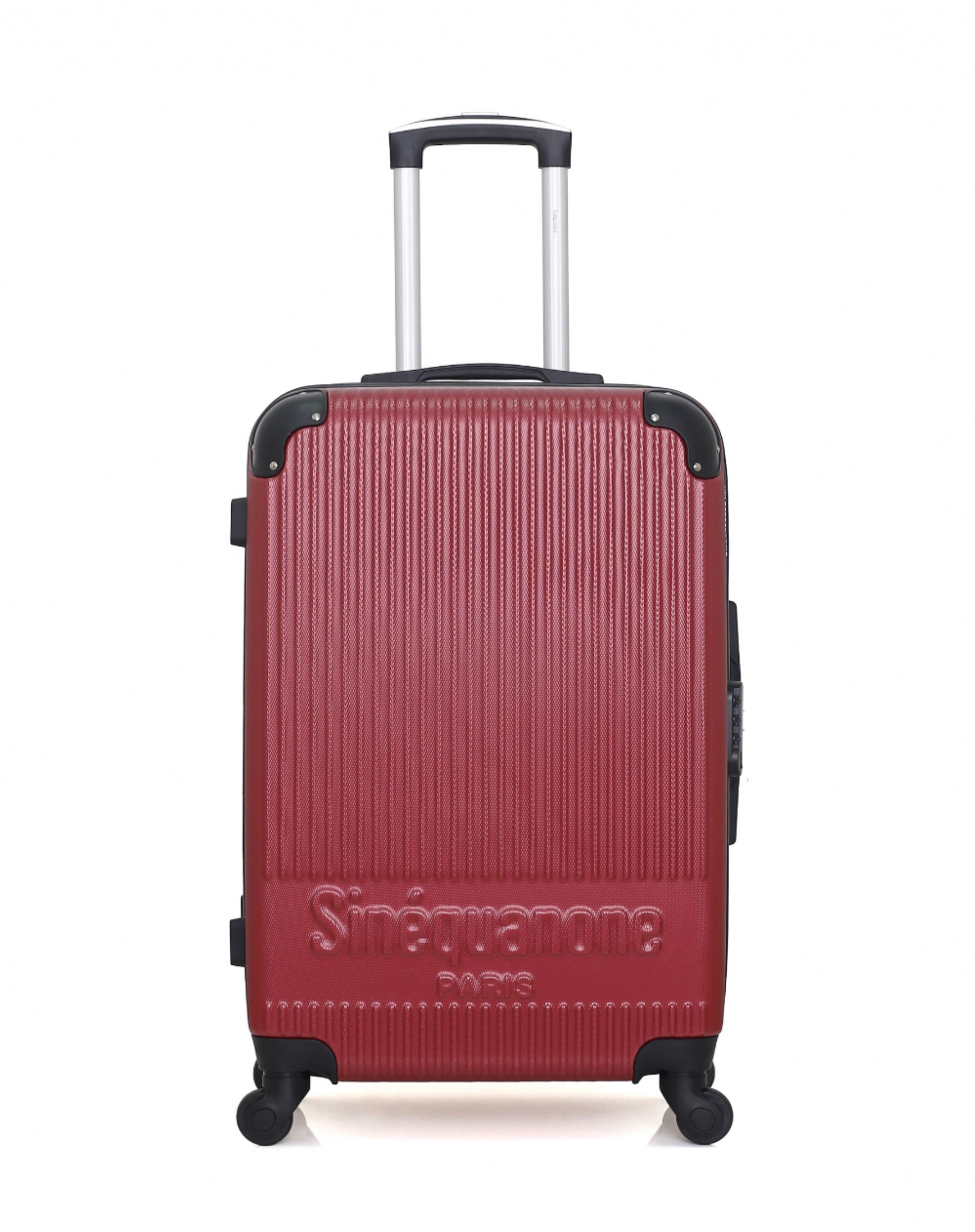 SINEQUANONE - Valise Weekend ABS RHEA 4 Roues 65 cm