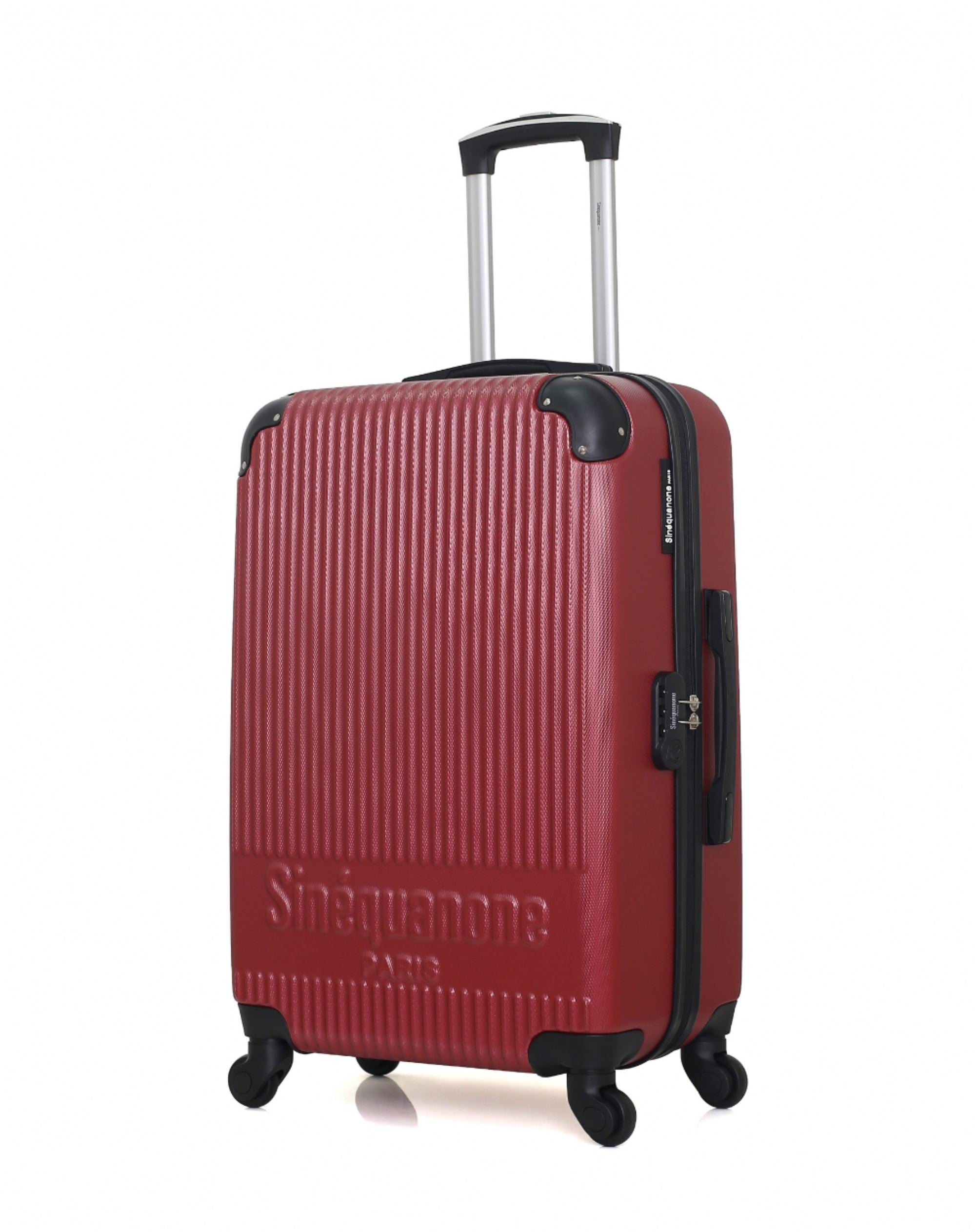 SINEQUANONE - Valise Weekend ABS RHEA 4 Roues 65 cm