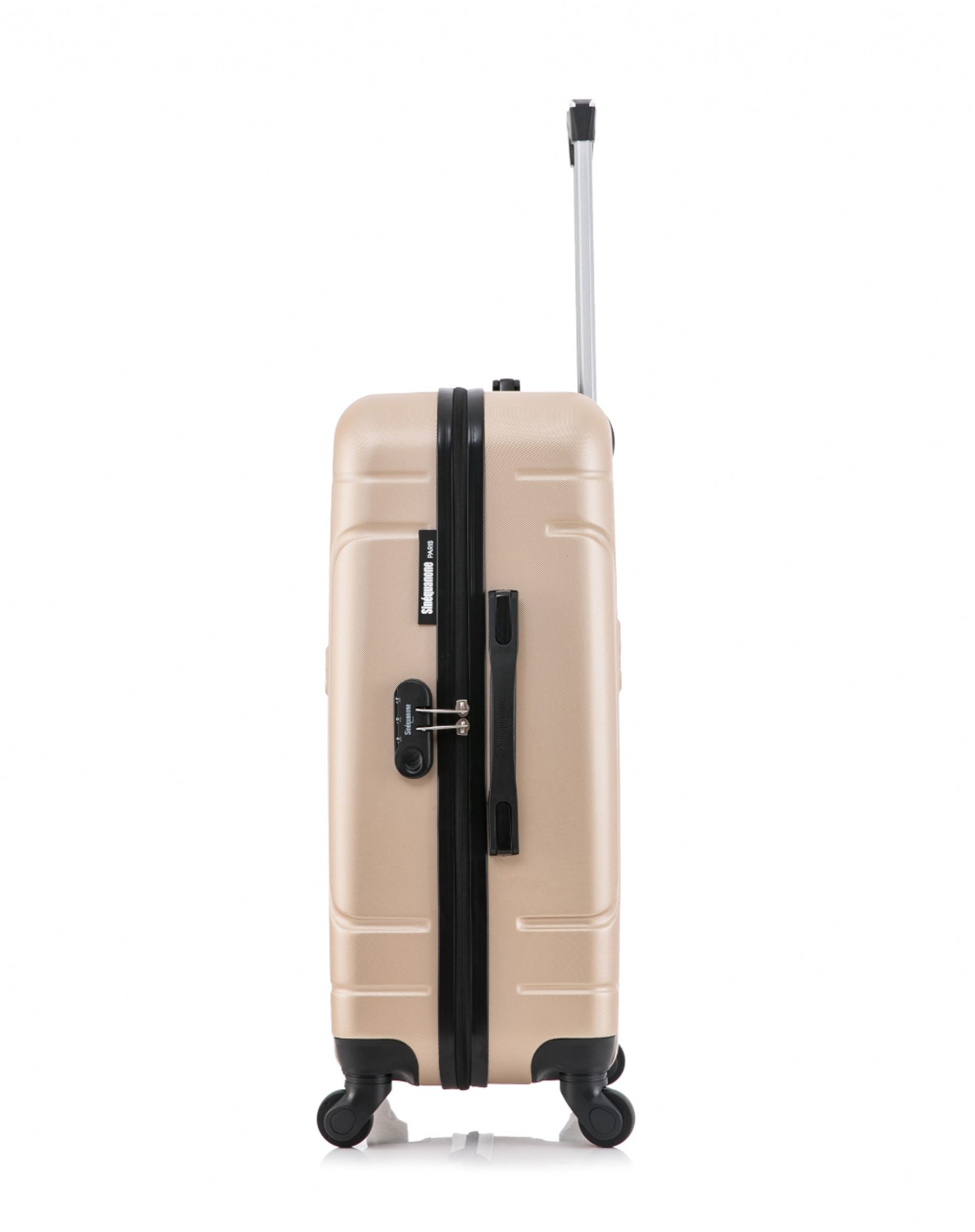 SINEQUANONE - Valise Weekend ABS HEMERA 4 Roues 65 cm