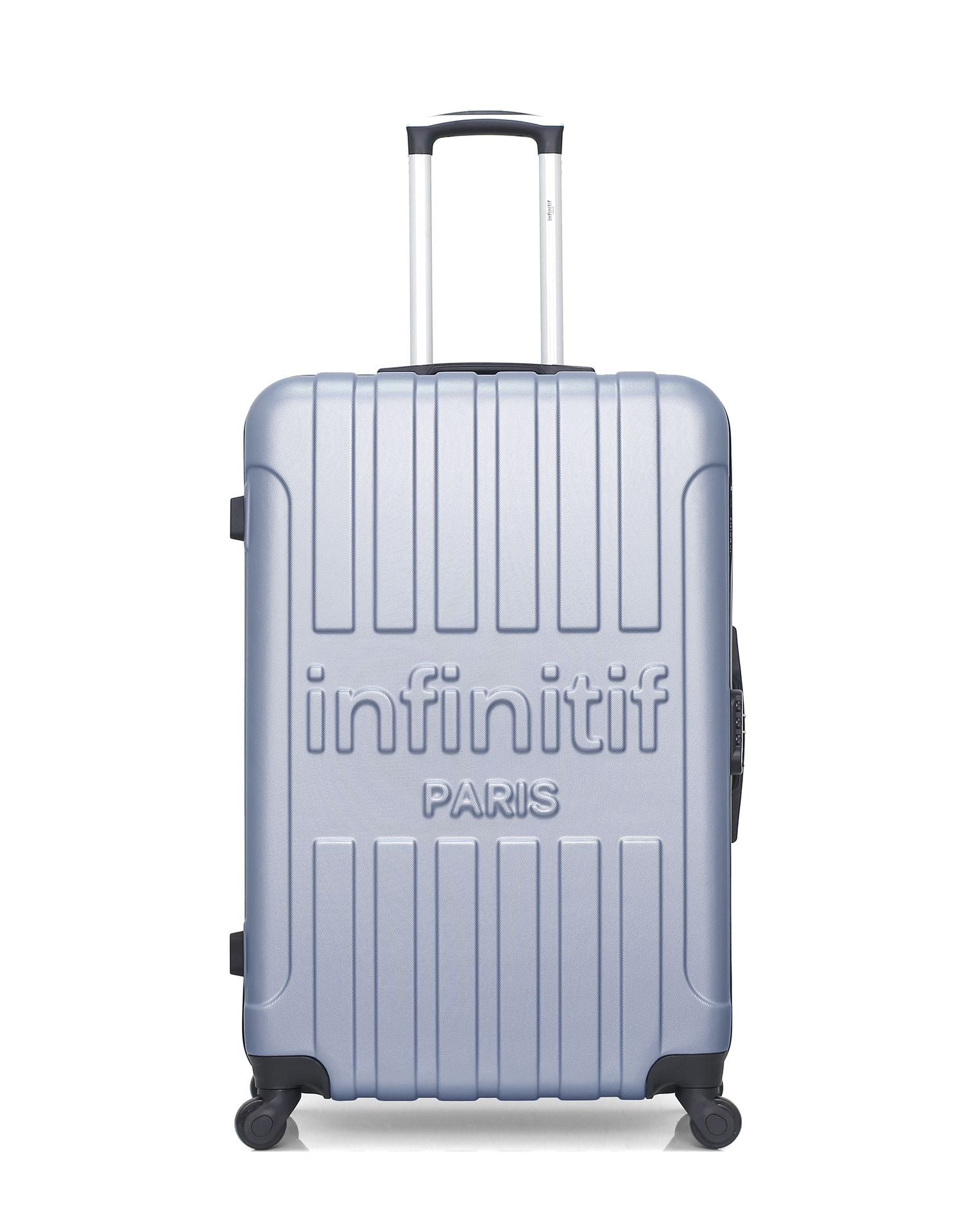 INFINITIF - Valise Grand Format ABS LUTON 4 Roues 75 cm