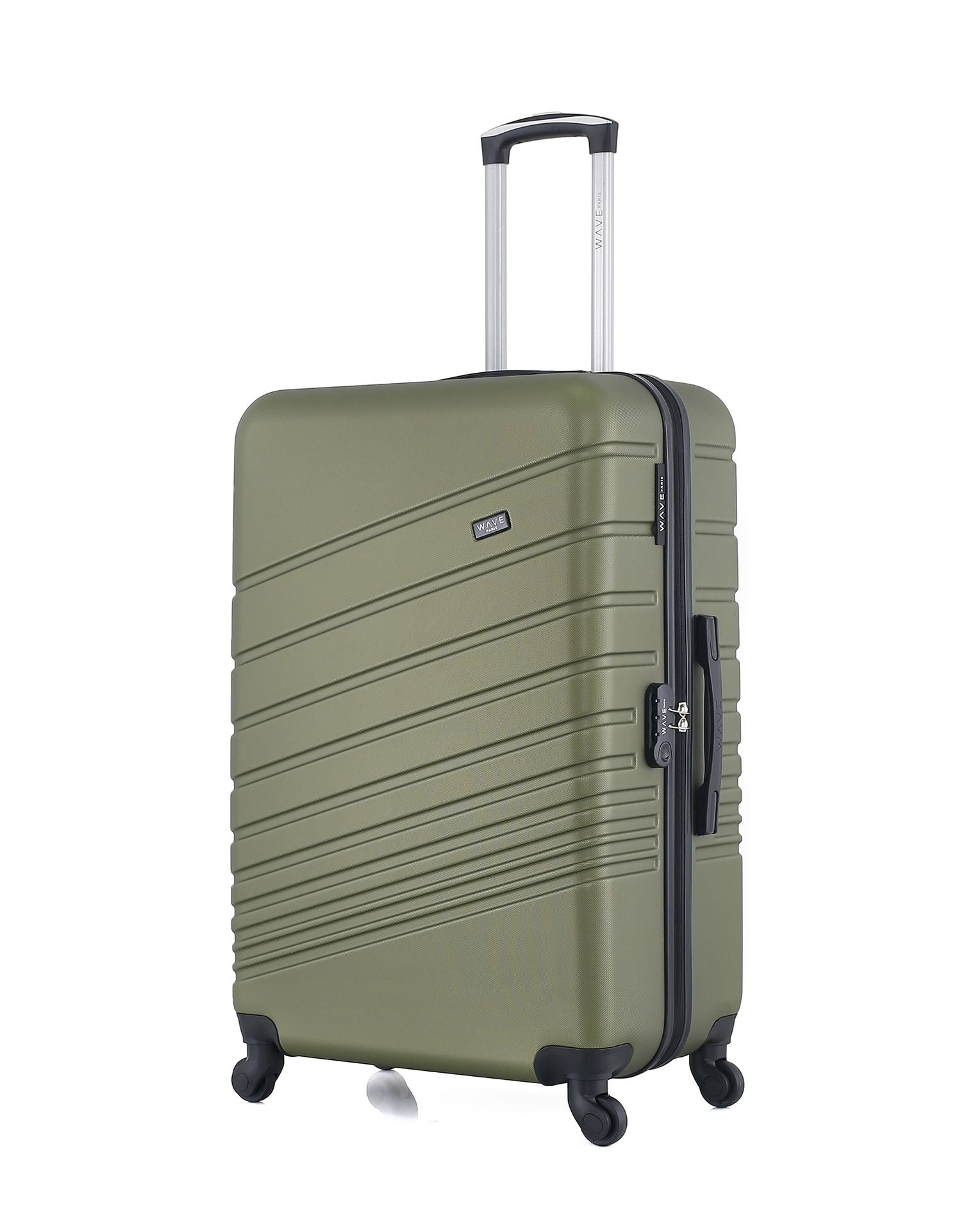 WAVE PARIS - Valise Grand Format ABS TIGRE 4 Roues 75 cm