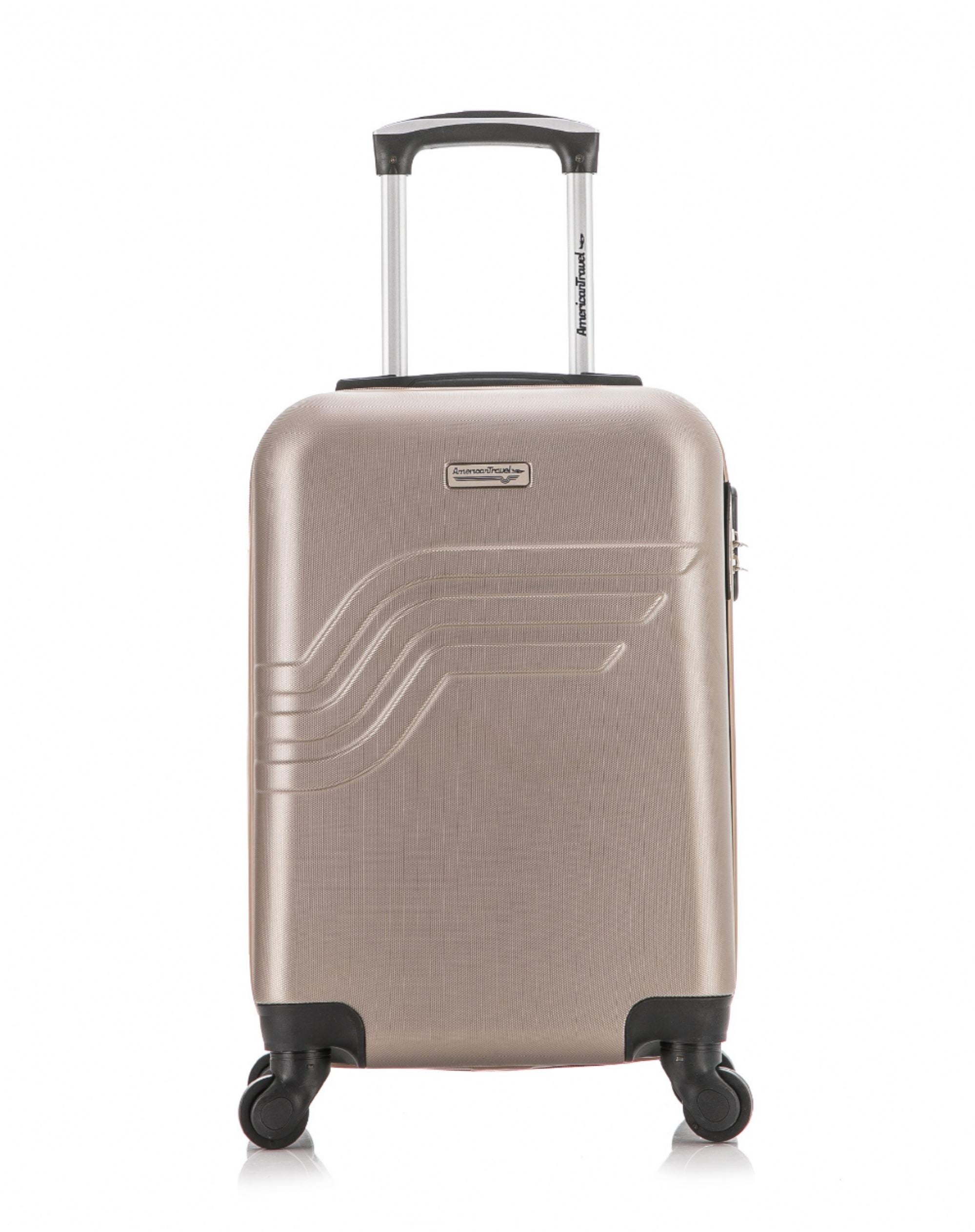 AMERICAN TRAVEL - Valise Cabine ABS QUEENS-E 4 Roues 50 cm