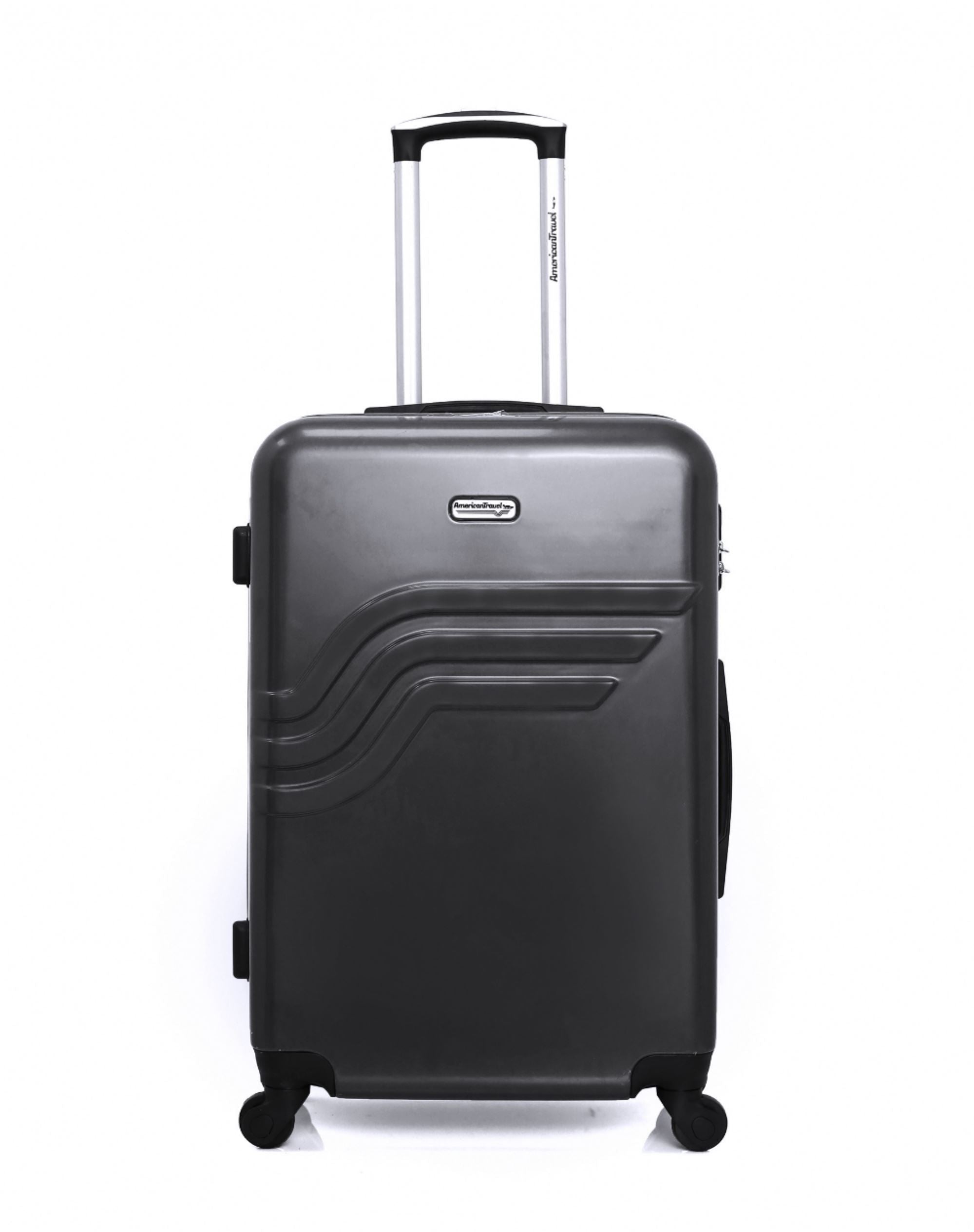 AMERICAN TRAVEL - Valise Weekend ABS/PC DETROIT 4 Roues 65 cm