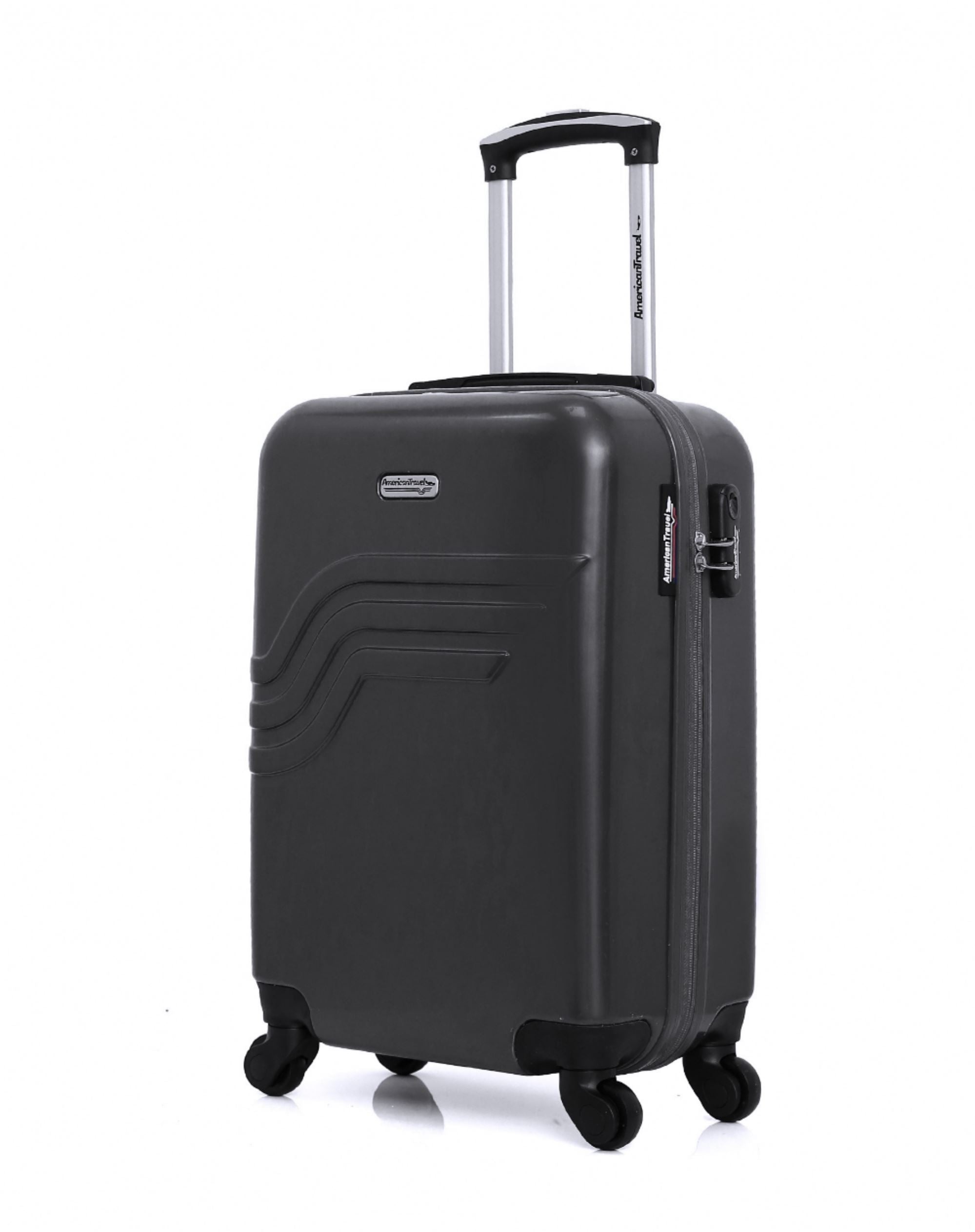 AMERICAN TRAVEL - Valise Cabine ABS/PC DETROIT 4 Roues 55 cm