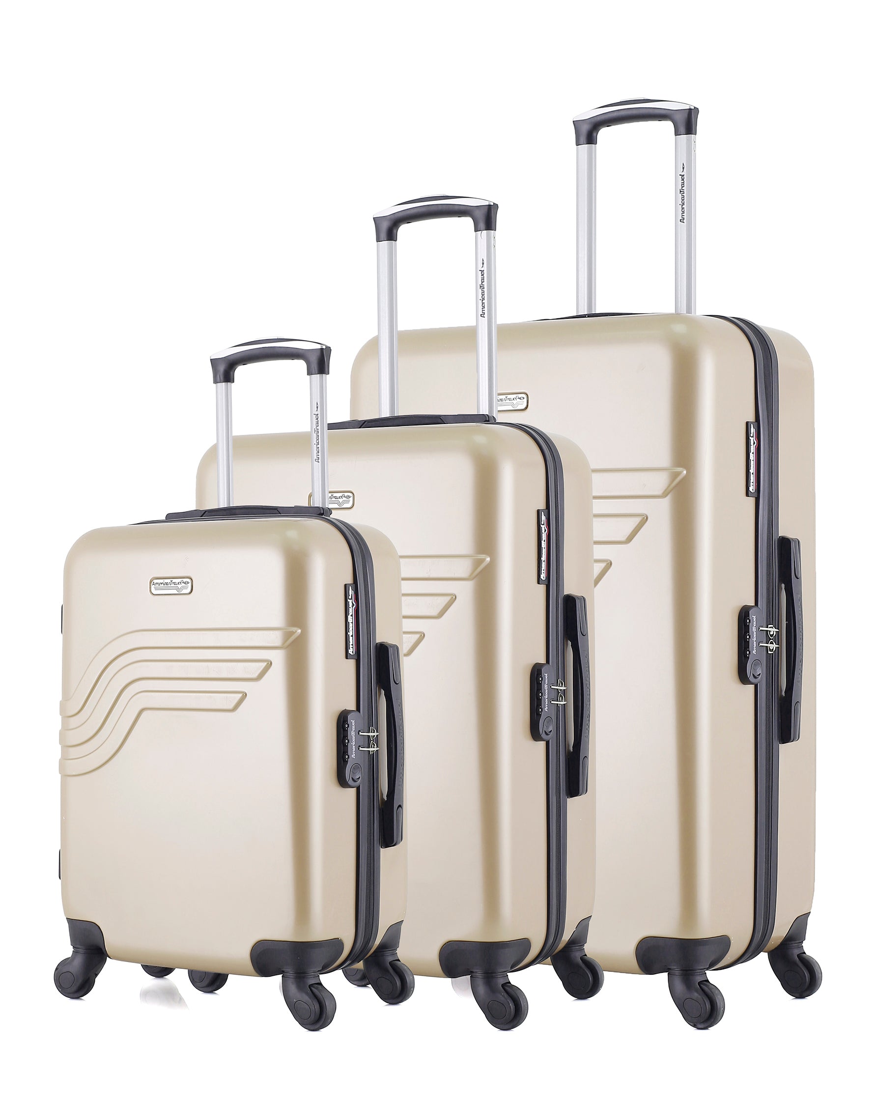 AMERICAN TRAVEL - Set de 3 Valises DETROIT