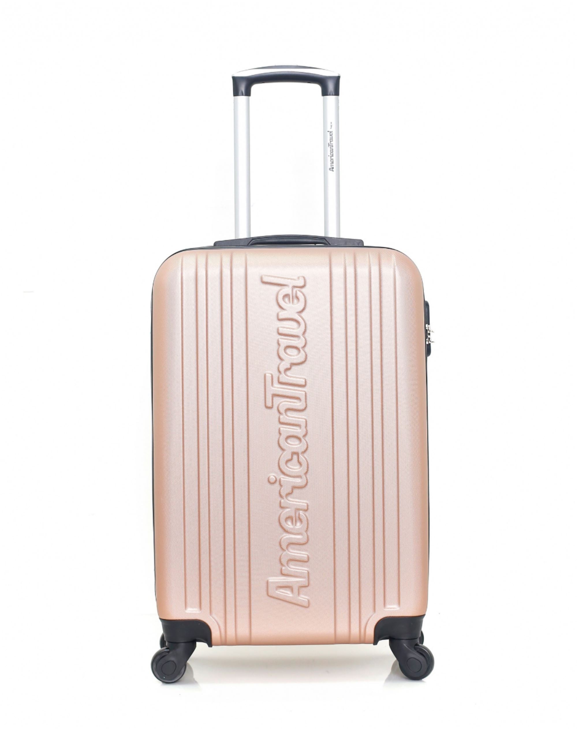 AMERICAN TRAVEL - Valise Weekend ABS SPRINGFIELD-A 4 Roues 60 cm