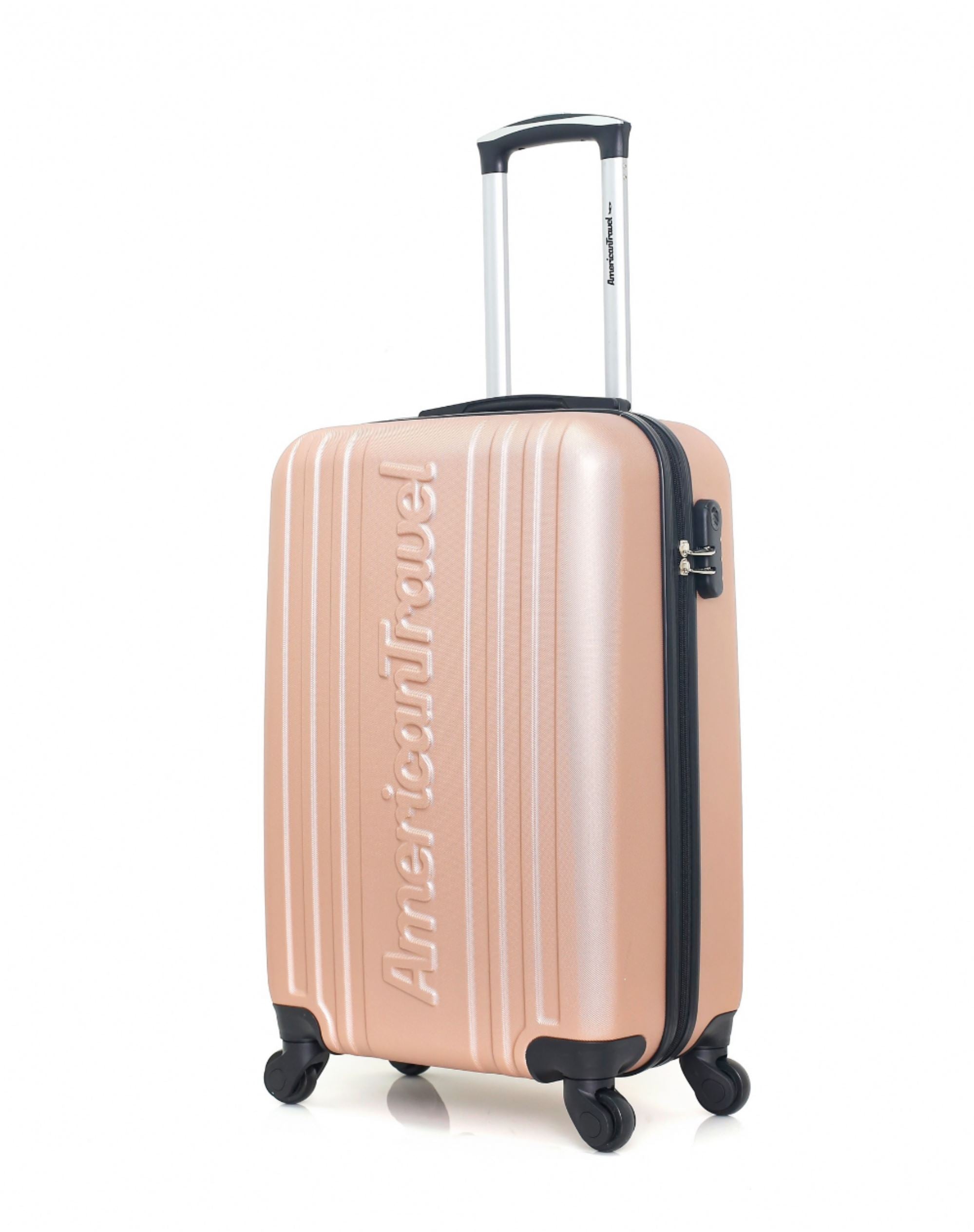 AMERICAN TRAVEL - Valise Weekend ABS SPRINGFIELD-A 4 Roues 60 cm