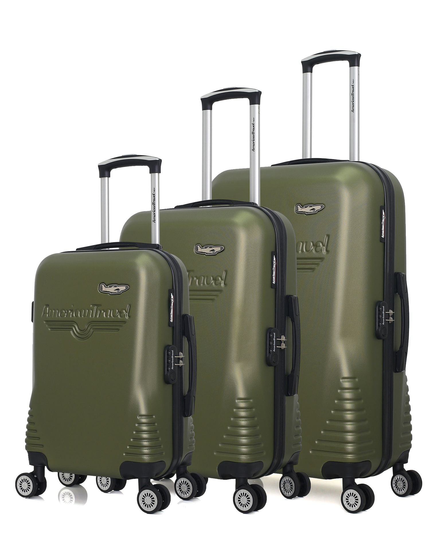 AMERICAN TRAVEL - SET DE 3 ABS DC 4 ROUES