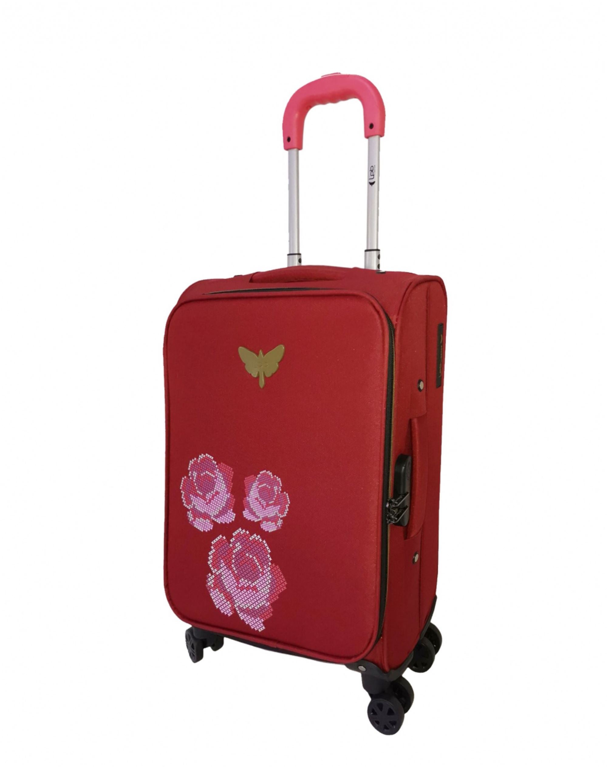 LPB - Valise Cabine POLYESTER JOANNA-E 4 Roues 50 cm