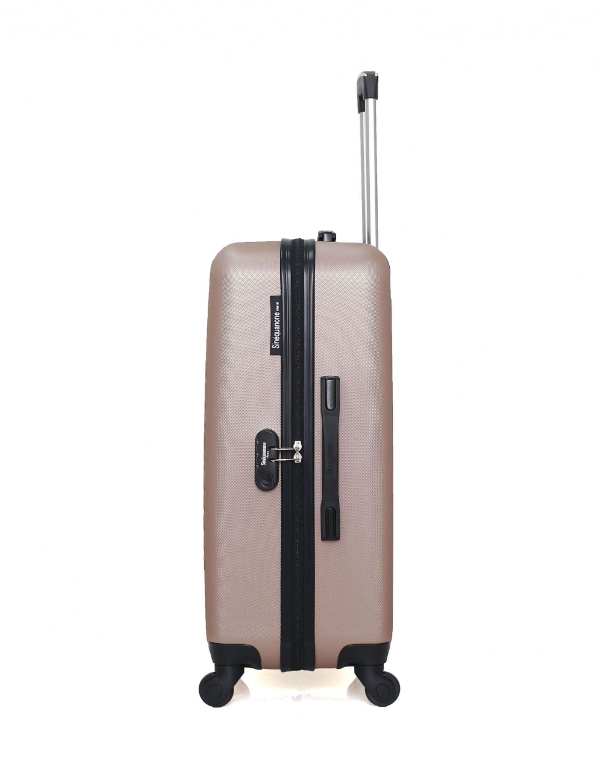 SINEQUANONE- Valise Weekend ABS OLYMPE 4 Roues 65 cm