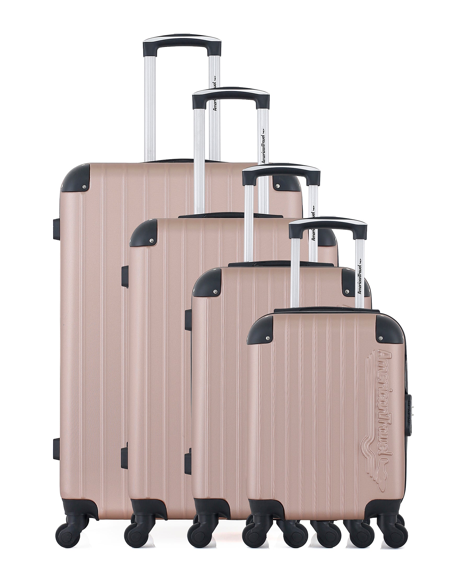 AMERICAN TRAVEL - SET DE 4 ABS BUDAPEST-M 4 Roues