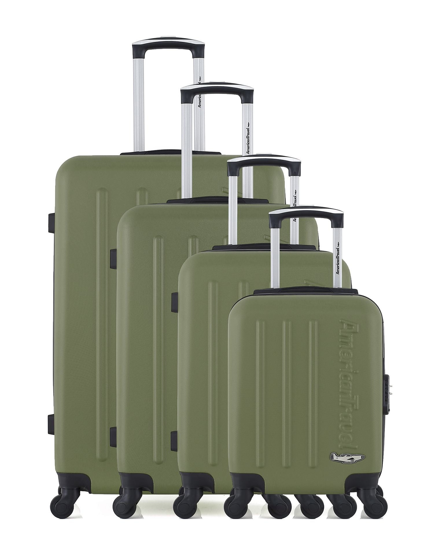 AMERICAN TRAVEL - SET DE 4 ABS BRONX M 4 ROUES