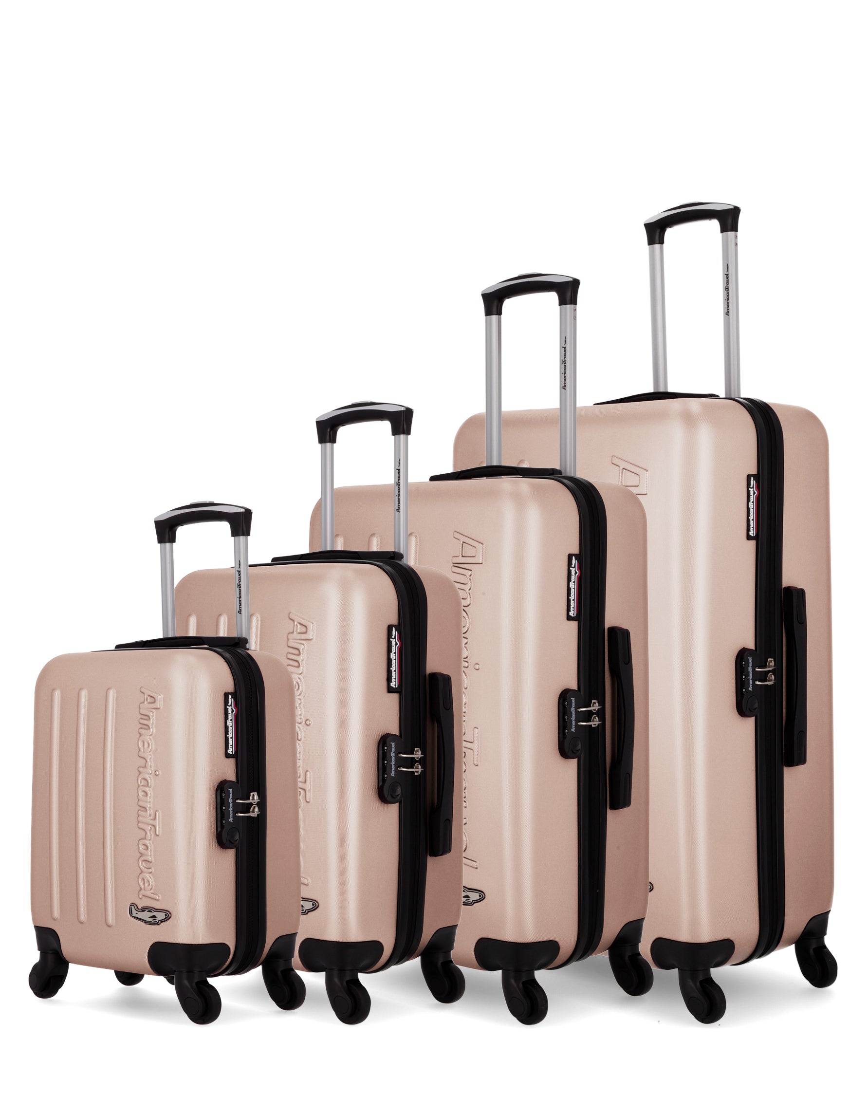 AMERICAN TRAVEL - SET DE 4 ABS BRONX M 4 ROUES