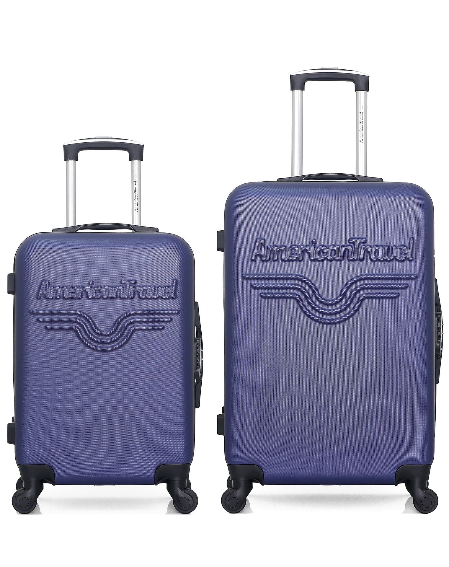 AMERICAN TRAVEL  -  Lot de 2  -  Valise weekend et valise cabine CHELSEA