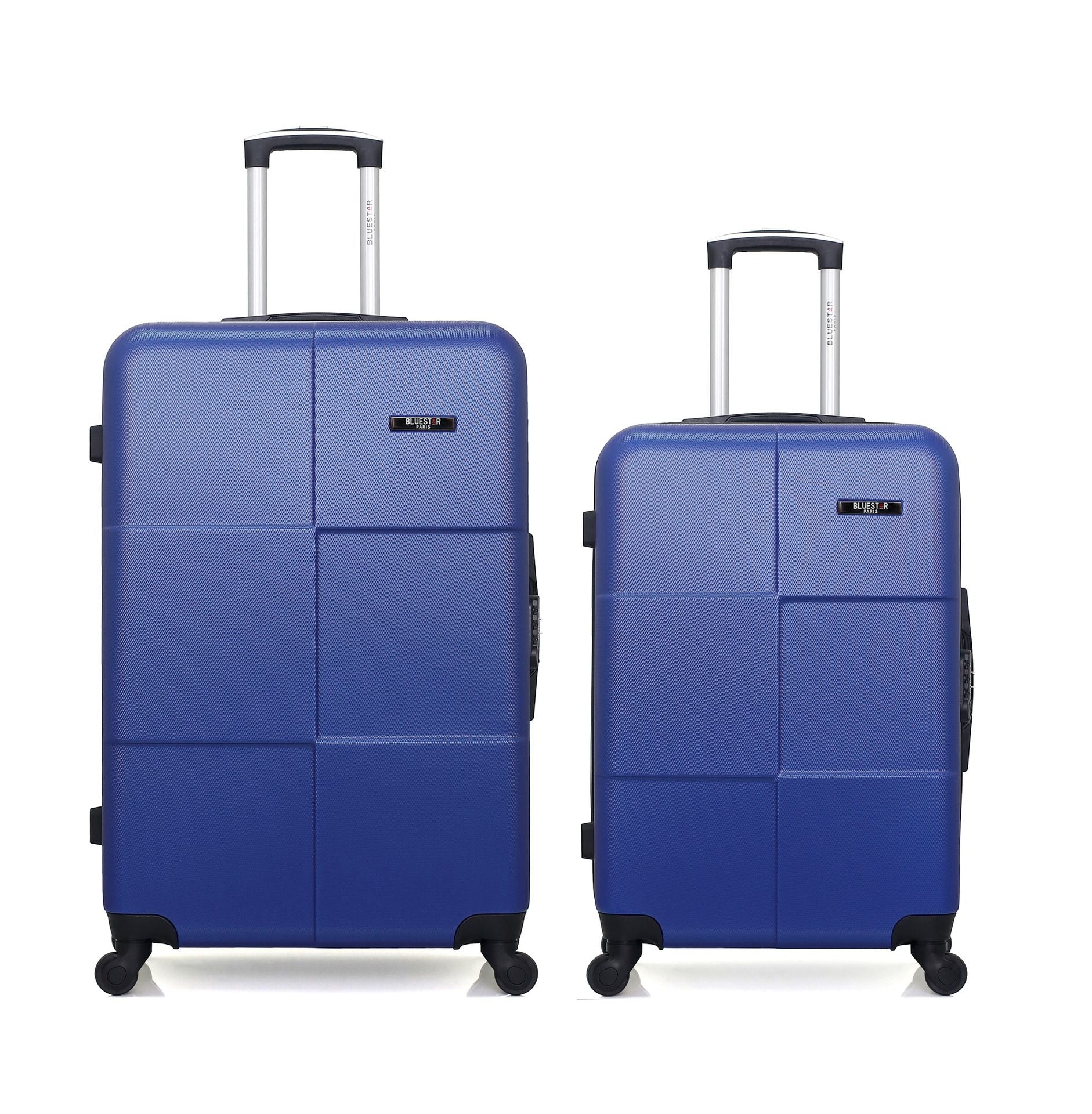 BLUESTAR - Lot de 2 - Valise grand format et valise weekend MIAMI