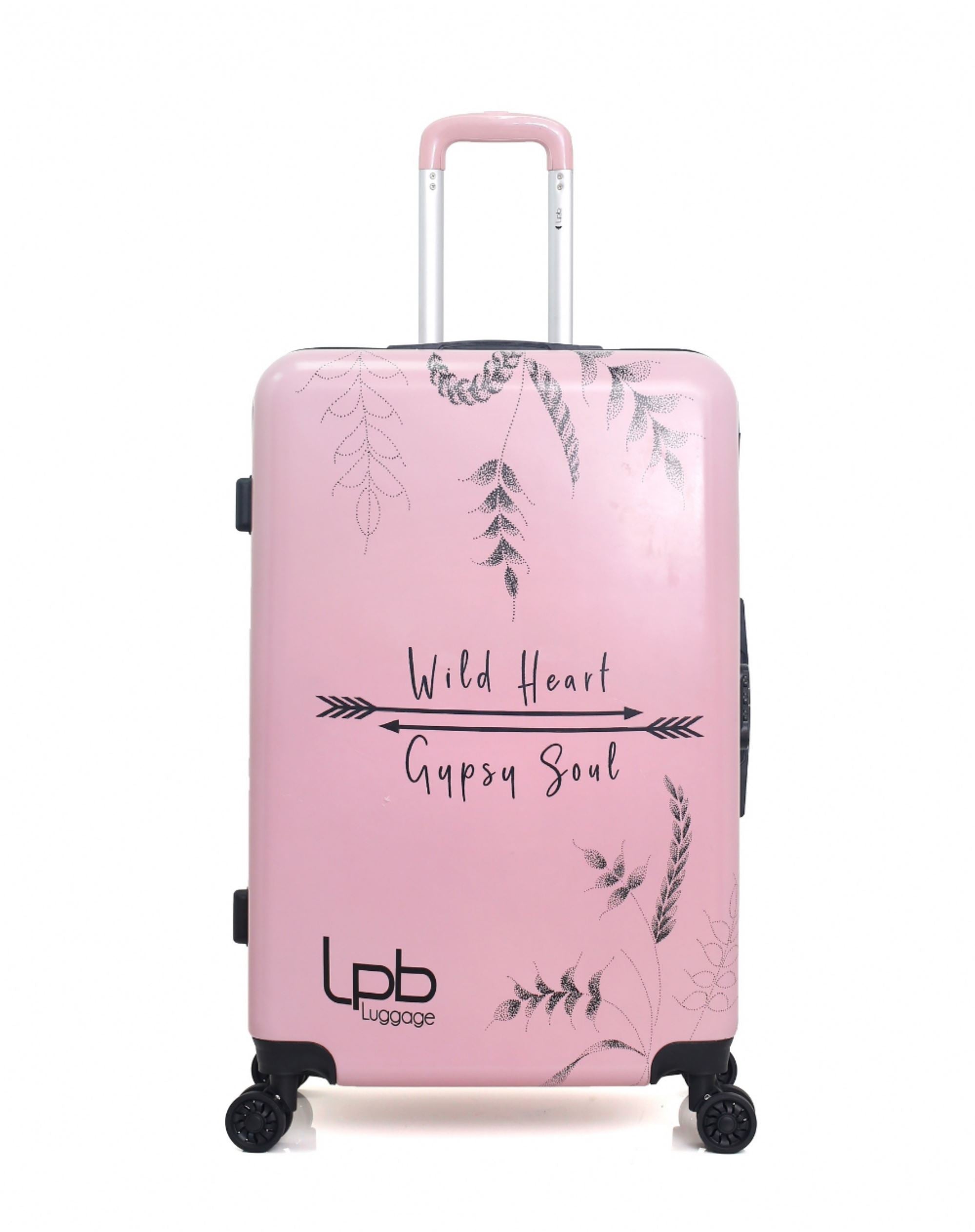 LPB - Valise Grand Format ABS/PC FLORA 4 Roues 75 cm