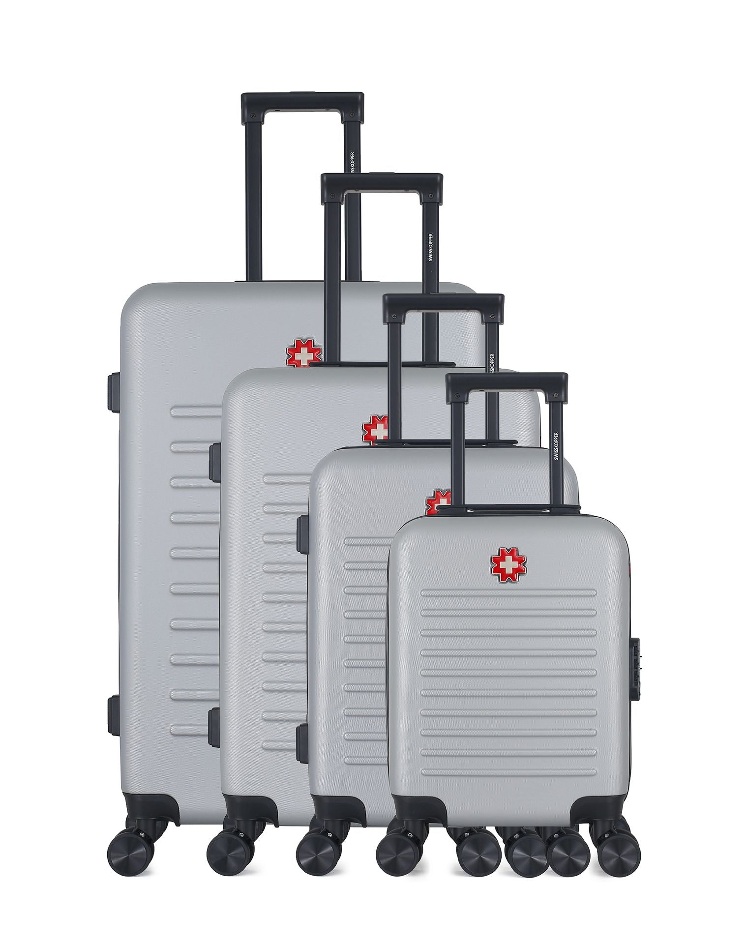 Set de 4 Valises Rigides Grand Format, Taille Moyenne, Valise Cabine et Vanity WIL-M