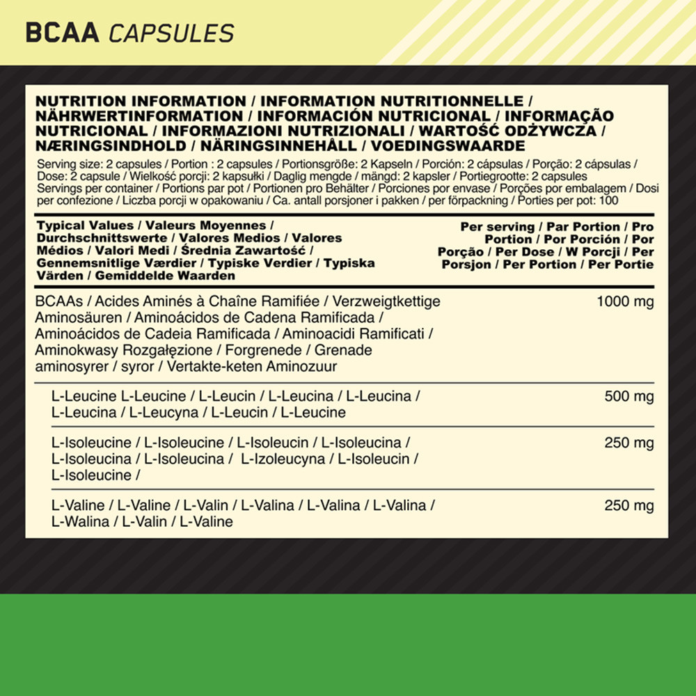 BCAA 1000 (200 caps)