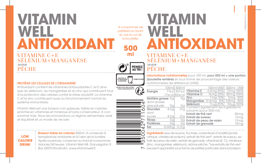 VITAMIN WELL ANTIOXYDANT (500ml)