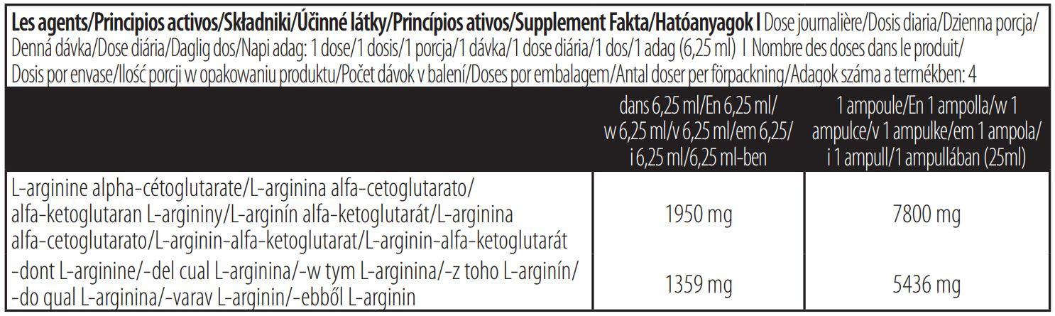 Boîte de shots Aakg 7800 (20X25ml)