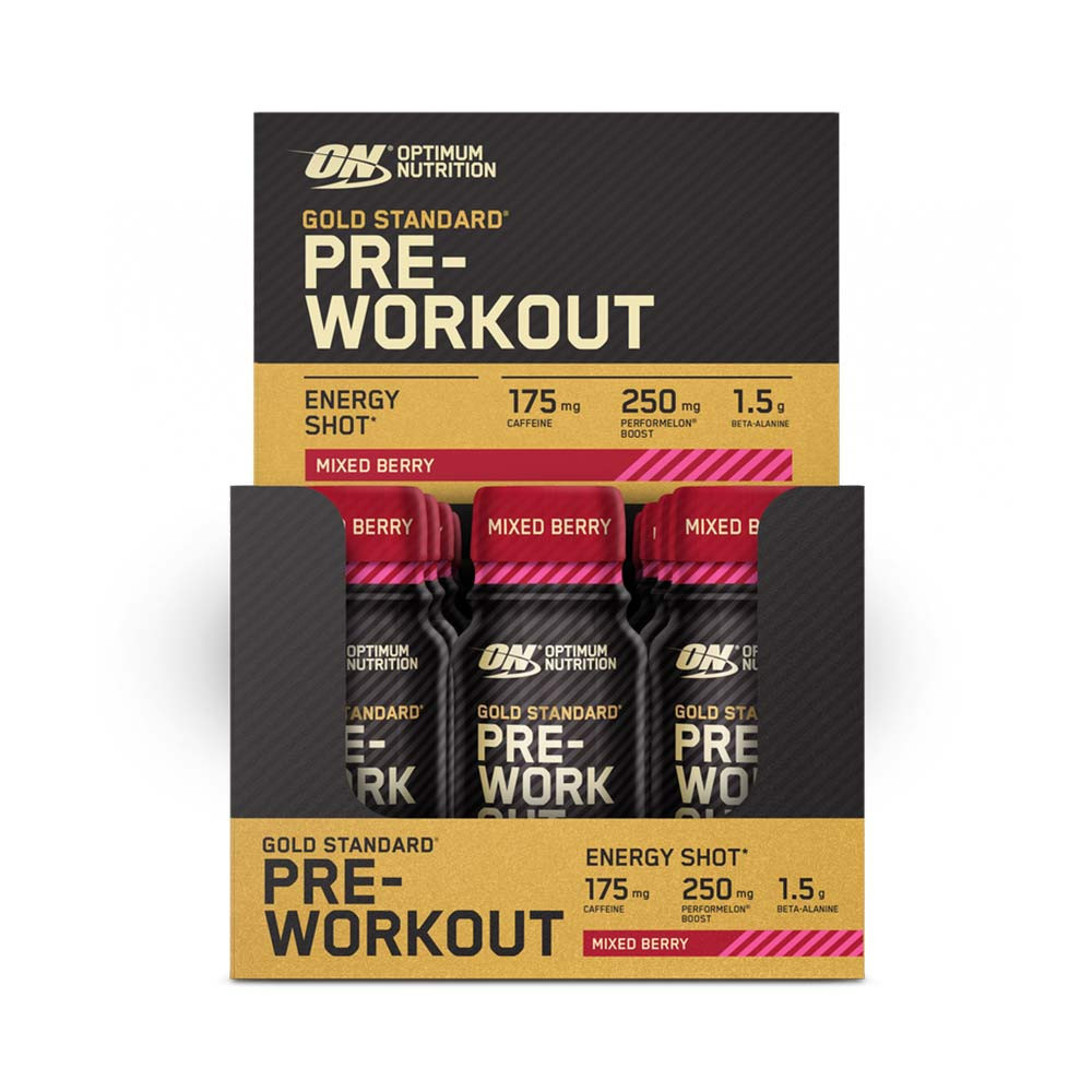 Boîte Gold Standard Pre-Workout Energy Shot (12X60ml)