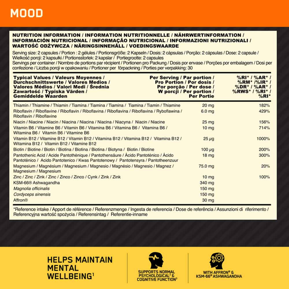 Gold standard daily support Mood (60 caps)