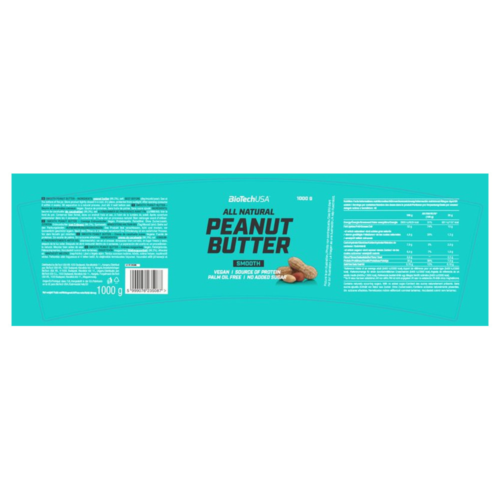 Peanut butter Biotech USA (1kg)