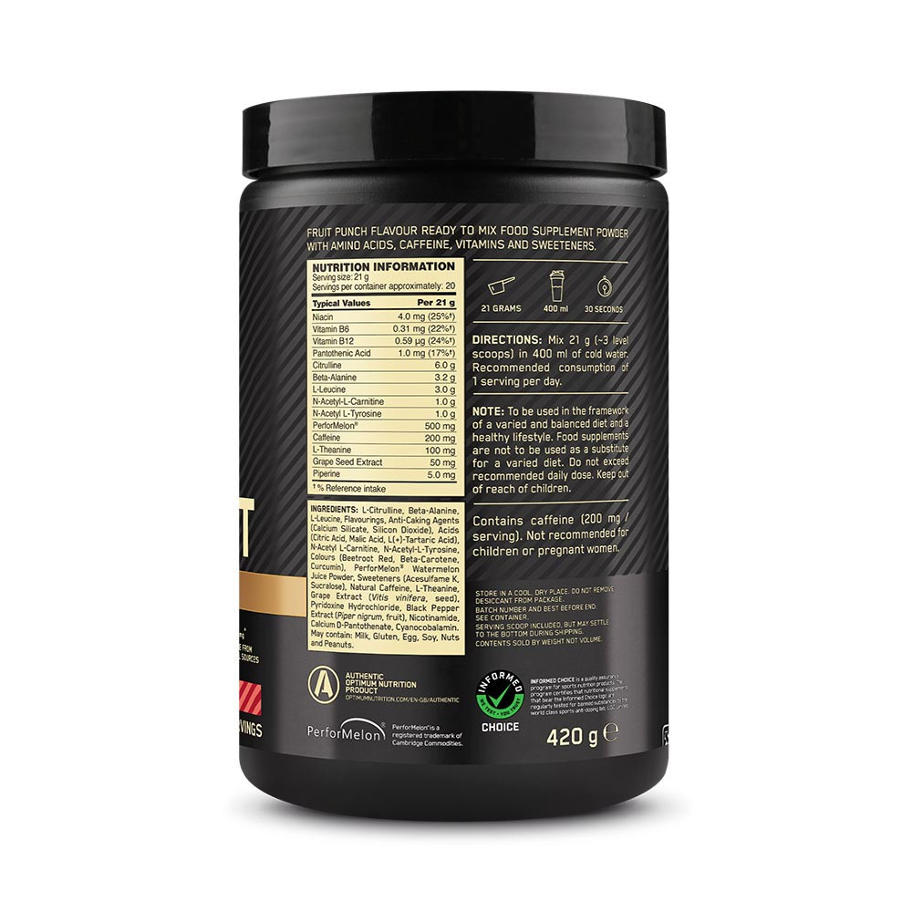 Pre workout advanced (420g)