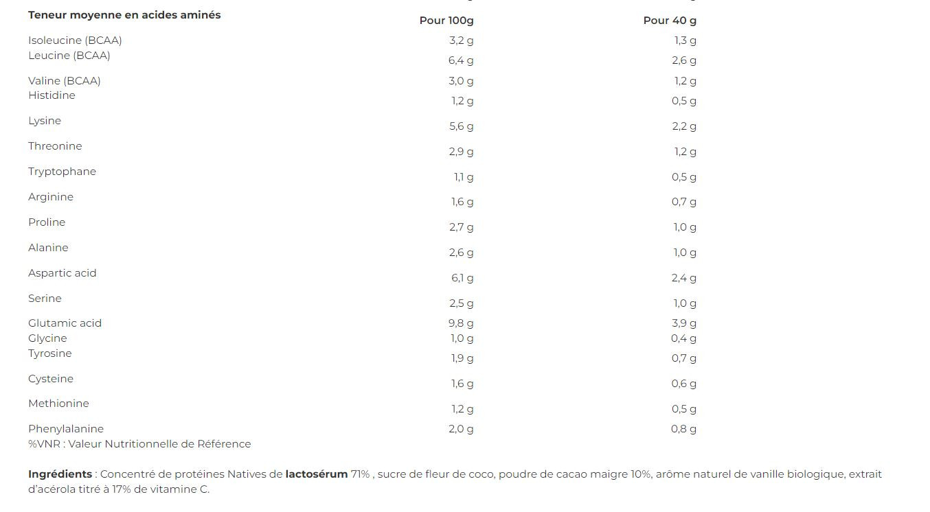 Protéine énergétique (450g)