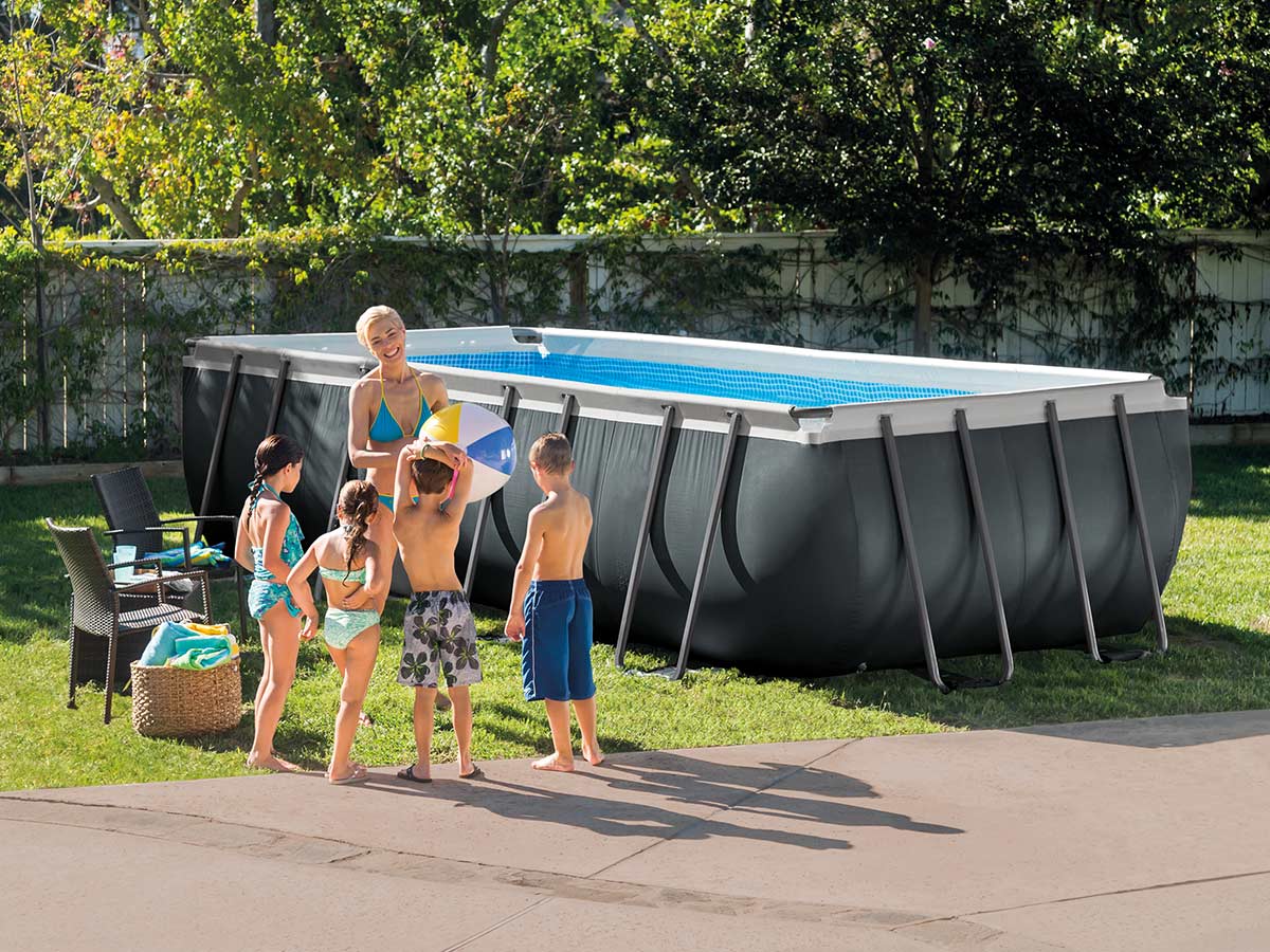 Piscine tubulaire Ultra XTR Frame rectangulaire 5,49 x 2,74 x 1,32 m - Intex