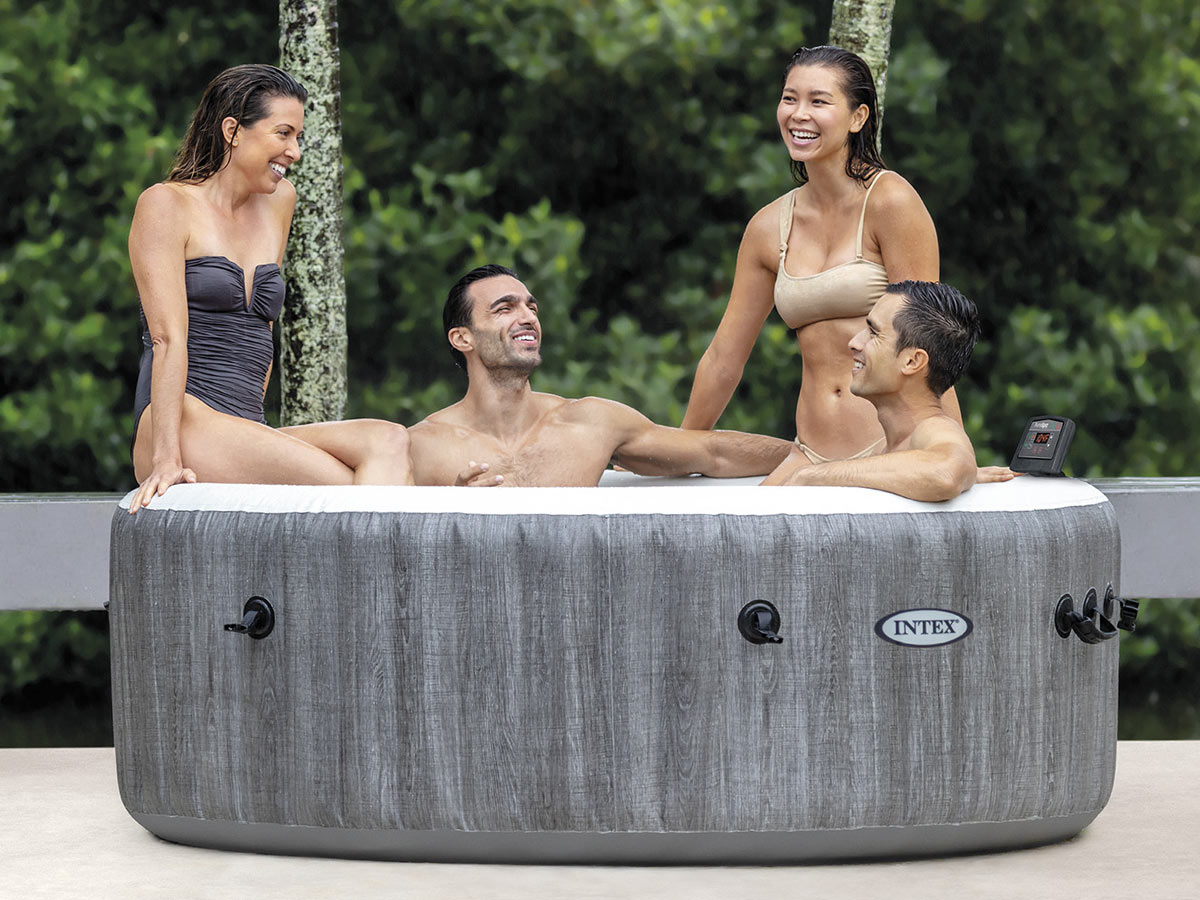 Spa gonflable PureSpa Baltik rond Bulles 6 places - Intex