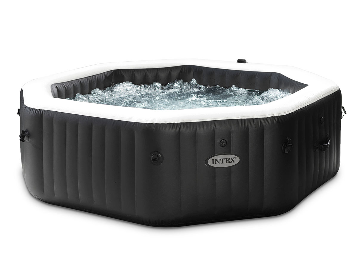 Spa gonflable PureSpa Carbone octogonal Bulles et Jets 6 places - Intex