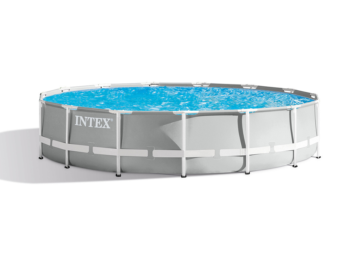 Piscine tubulaire Prism Frame ronde 4,57 x 1,07 m - Intex