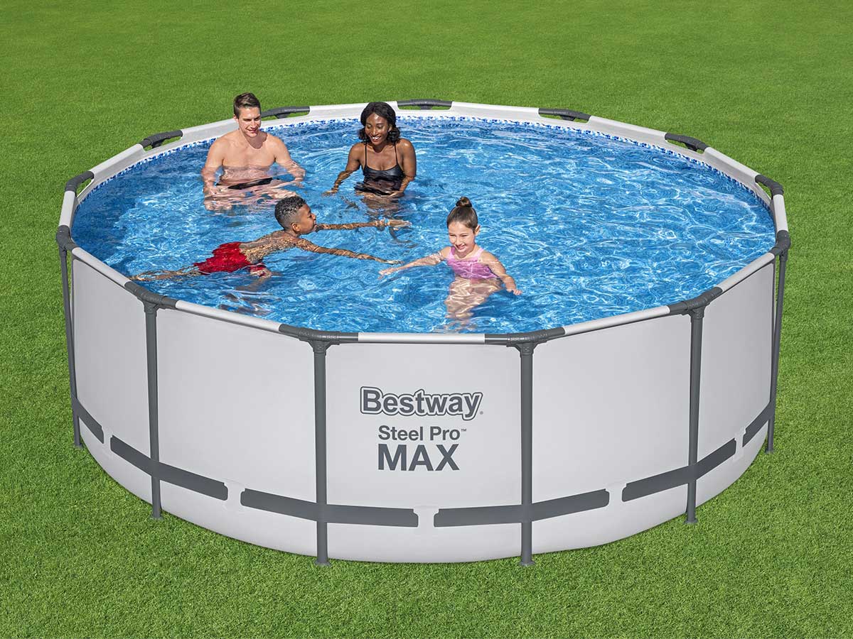 Piscine tubulaire Steel Pro Max ronde 3,96 x 1,22 m - Bestway