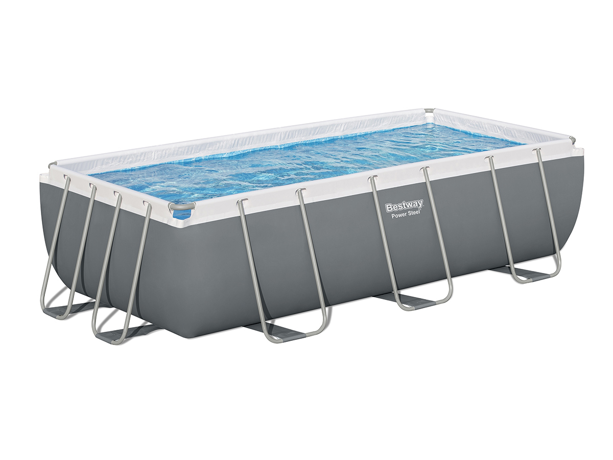 Piscine tubulaire Power Steel rectangulaire 4,04 x 2,01 x 1,00 m - Bestway