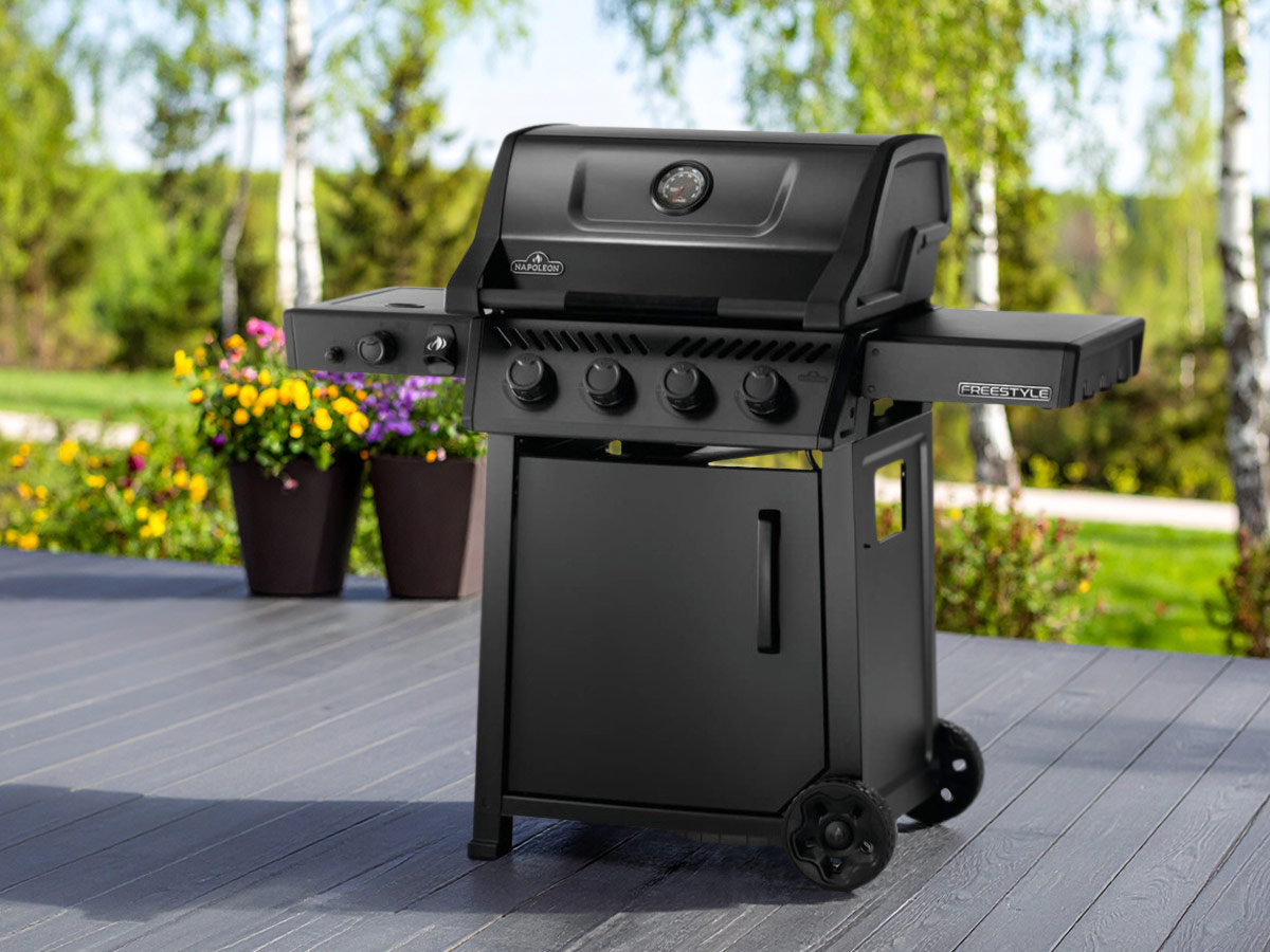 Barbecue à gaz Phantom Freestyle 425 SIB noir mat 4 brûleurs - Napoleon