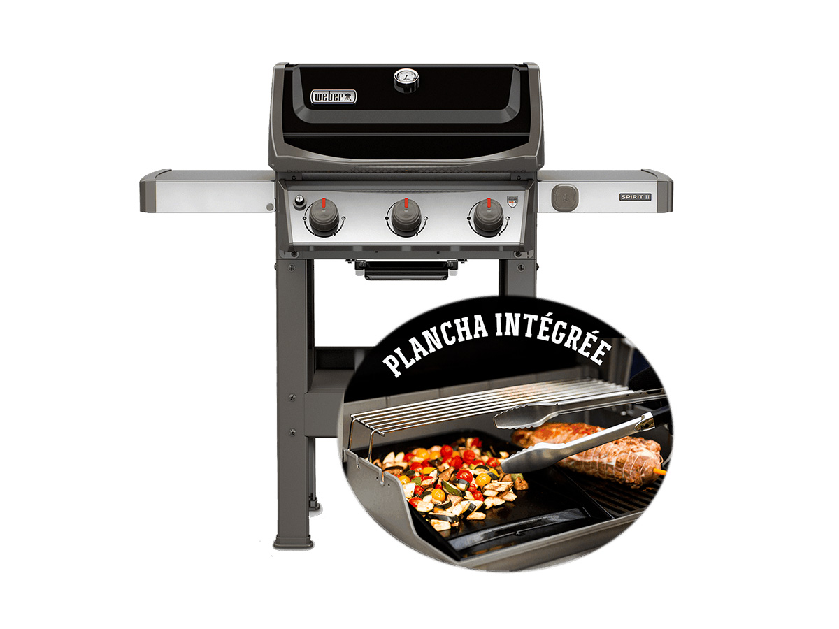 Barbecue gaz Spirit II E-310 Plancha - Weber